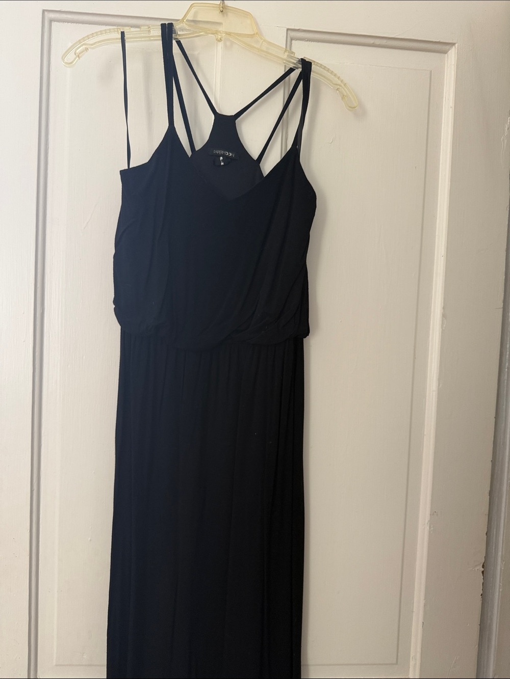 Black Strappy Maxi Dress - Women's Summer Dress